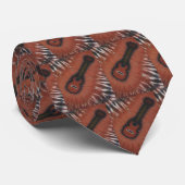 I Liebe Guitars Necktie Krawatte (Gerollt)