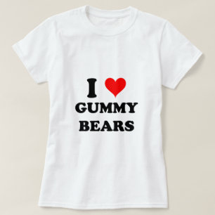 I Liebe-gummiartige Bären T-Shirt