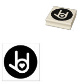 I. Liebe Gummistempel (Stempel)