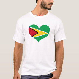 I Liebe Guyana Flag T-Shirt