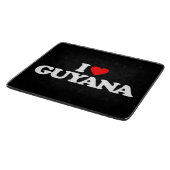 I LIEBE GUYANA SCHNEIDEBRETT (Ecke)