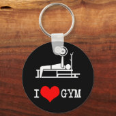 I Liebe GYM Schlüsselanhänger (Vorderseite)