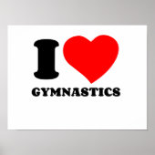 I LIEBE GYMNASTIC POSTER (Vorne)