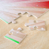 "I LIEBE GYMNASTICS" beleuchtet Rätsel mit Gymnast Puzzle (Seite)