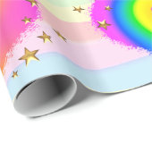 I LIEBE GYMNASTICS RAINBOW WRAPPING PAPIER GESCHENKPAPIER (Rolleneckpunkt)