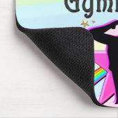 I LIEBE GYMNASTICS SUPER STAR DESIGN MOUSEPAD (Ecke)