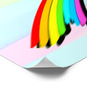 I LIEBE GYMNASTICS TUMBLING QUEEN DESIGN POSTER (Ecke)