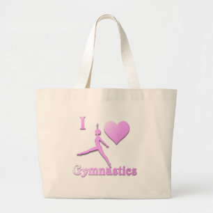 i Liebe Gymnastik #6 Jumbo Stoffbeutel
