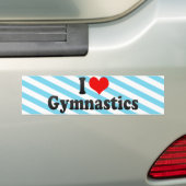 I Liebe-Gymnastik Autoaufkleber (Auf Auto)