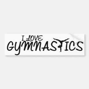 I Liebe-Gymnastik Autoaufkleber