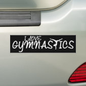I Liebe-Gymnastik Autoaufkleber (Auf Auto)
