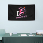 I Liebe Gymnastik Banner (Messeveranstaltung)