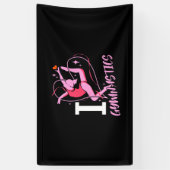 I Liebe Gymnastik Banner (Vertikal)