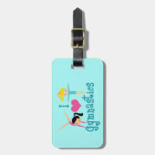 I Liebe Gymnastik Gepäckanhänger (Vorderseite vertikal)