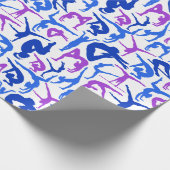 I LIEBE Gymnastik Geschenkpapier (Ecke)