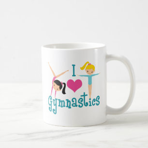 I Liebe Gymnastik Kaffeetasse
