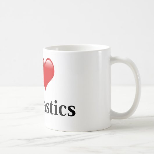 I Liebe Gymnastik Kaffeetasse (Rechts)