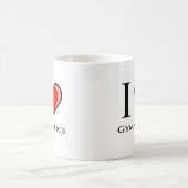 I Liebe-Gymnastik Kaffeetasse (Mittel)