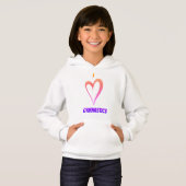I Liebe Gymnastik - Kinderpullover Hoodie (Vorne ganz)