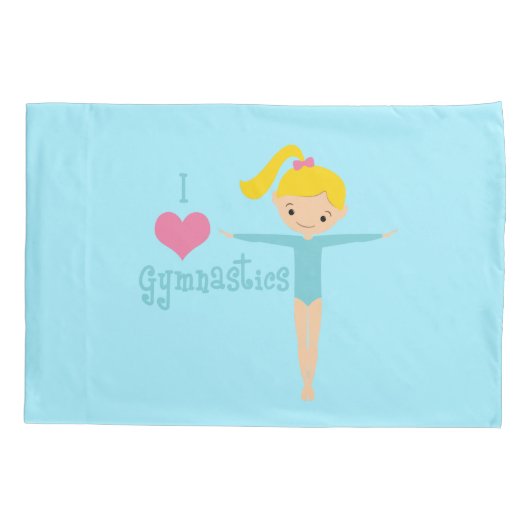 I Liebe Gymnastik Kissenbezug (Rückseite)