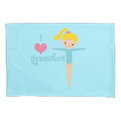 I Liebe Gymnastik Kissenbezug (Vorderseite)