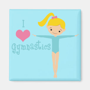 I Liebe Gymnastik Magnet