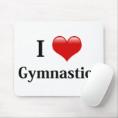 I Liebe Gymnastik Mousepad (Mit Mouse)