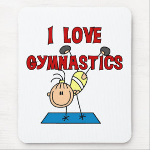 I Liebe-Gymnastik Mousepad
