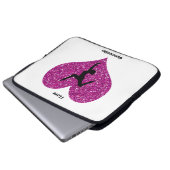 I Liebe Gymnastik Neopren Laptop Sleeve Bag (Vorne Knopf)