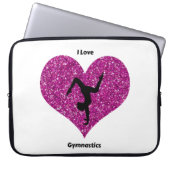 I Liebe Gymnastik Neopren Laptop Sleeve Bag (Vorderseite)