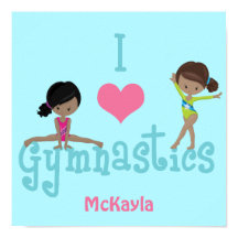 I Liebe Gymnastik Niedlich American Girl