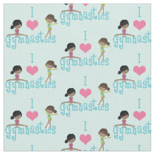 I Liebe Gymnastik Niedlich American Gymnastik Stoff