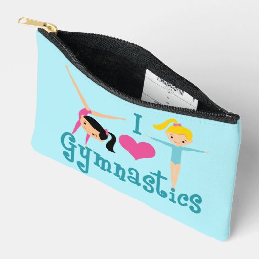 I Liebe Gymnastik Niedlich Gymnastik Zubehörtasche (Offen)