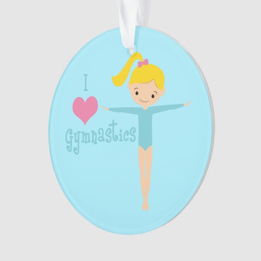 I Liebe Gymnastik Ornament (Vorderseite)