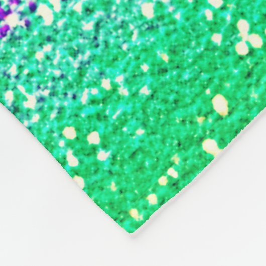 I Liebe Gymnastik Rainbow Sparkle Fleece Blanket (Ecke)