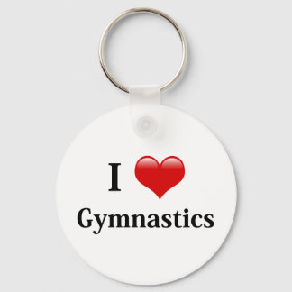 I Liebe Gymnastik Schlüsselanhänger