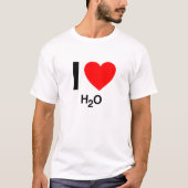 i Liebe h2o T-Shirt (Vorderseite)