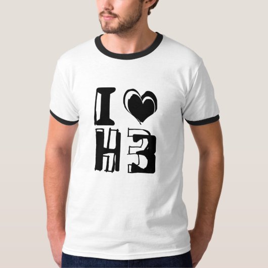 I Liebe H3 T-Shirt (Vorderseite)