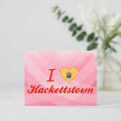 I Liebe Hackettstown, New Jersey Postkarte (Stehend Vorderseite)