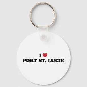 I Liebe-Hafen St-Lucie Florida Schlüsselanhänger