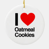 i Liebe Haferkekse Keramik Ornament (Hinten)