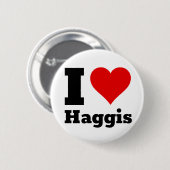 I Liebe Haggis Button (Vorne & Hinten)