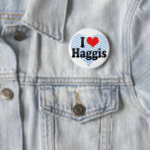 I Liebe Haggis Button (Beispiel)