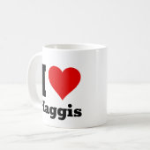 I Liebe Haggis Kaffee Tasse (Vorderseite Links)