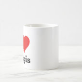 I Liebe Haggis Kaffee Tasse (Mittel)