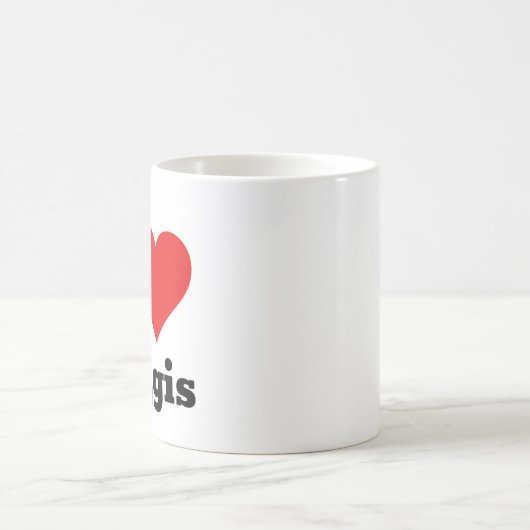 I Liebe Haggis Kaffee Tasse (Mittel)