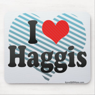 I Liebe Haggis Mousepad