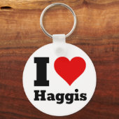 I Liebe Haggis Schlüsselanhänger (Vorderseite)