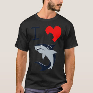 I Liebe Hai Hai Enthusiast Ocean Lover Premiu T-Shirt