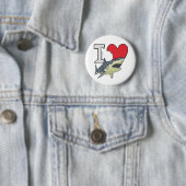 I Liebe Haie Button (Beispiel)